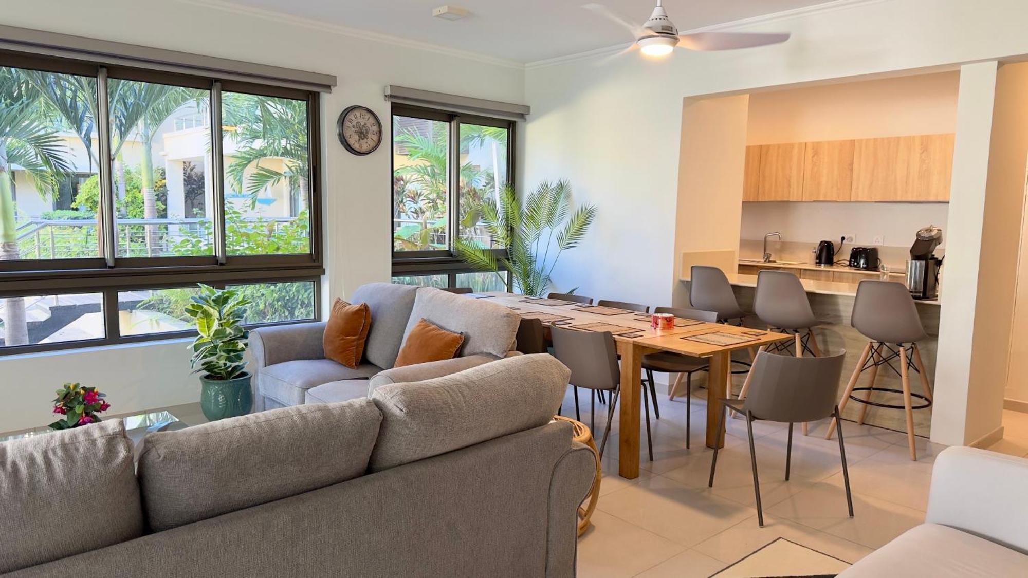 New Beachfront 3-bedrooms In *